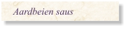 Aardbeien saus