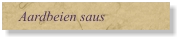 Aardbeien saus