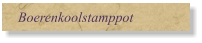 Boerenkoolstamppot