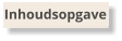 Inhoudsopgave